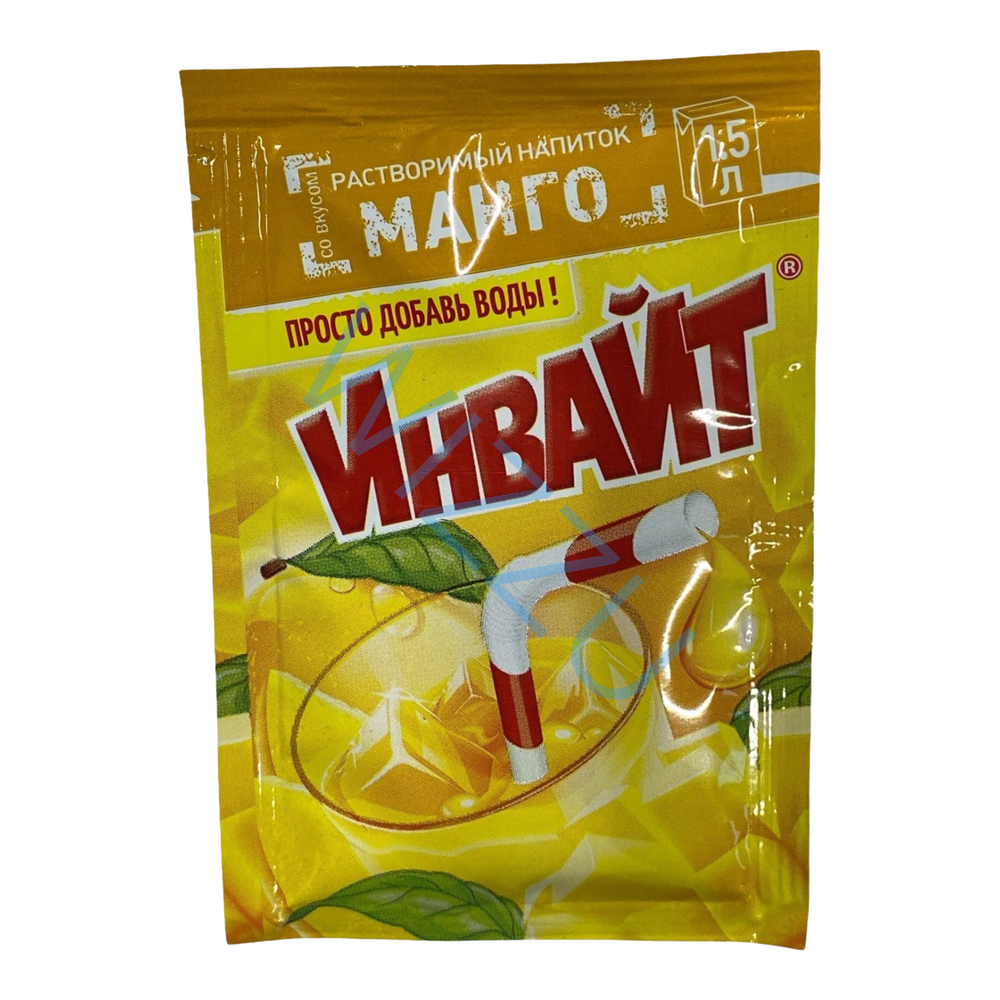 Растворимый напиток ИНВАЙТ Манго 12г*24шт*6 блоков.