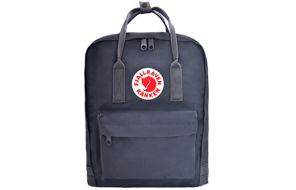 Fjallraven 16L Backpack Outdoor Bag Vinylon Graphite Black Women"s