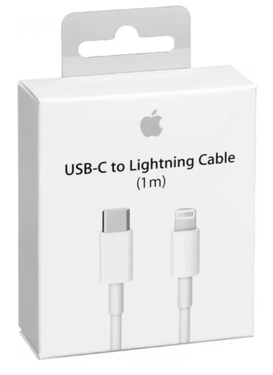 Кабель Apple USB Type-C - Lightning, 1 м, белый