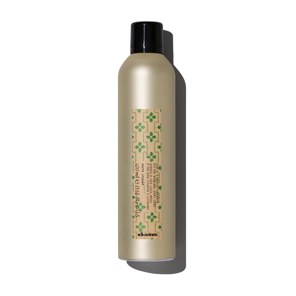DAVINES Лак средней фиксации для эластичного глянцевого стайлинга More Inside