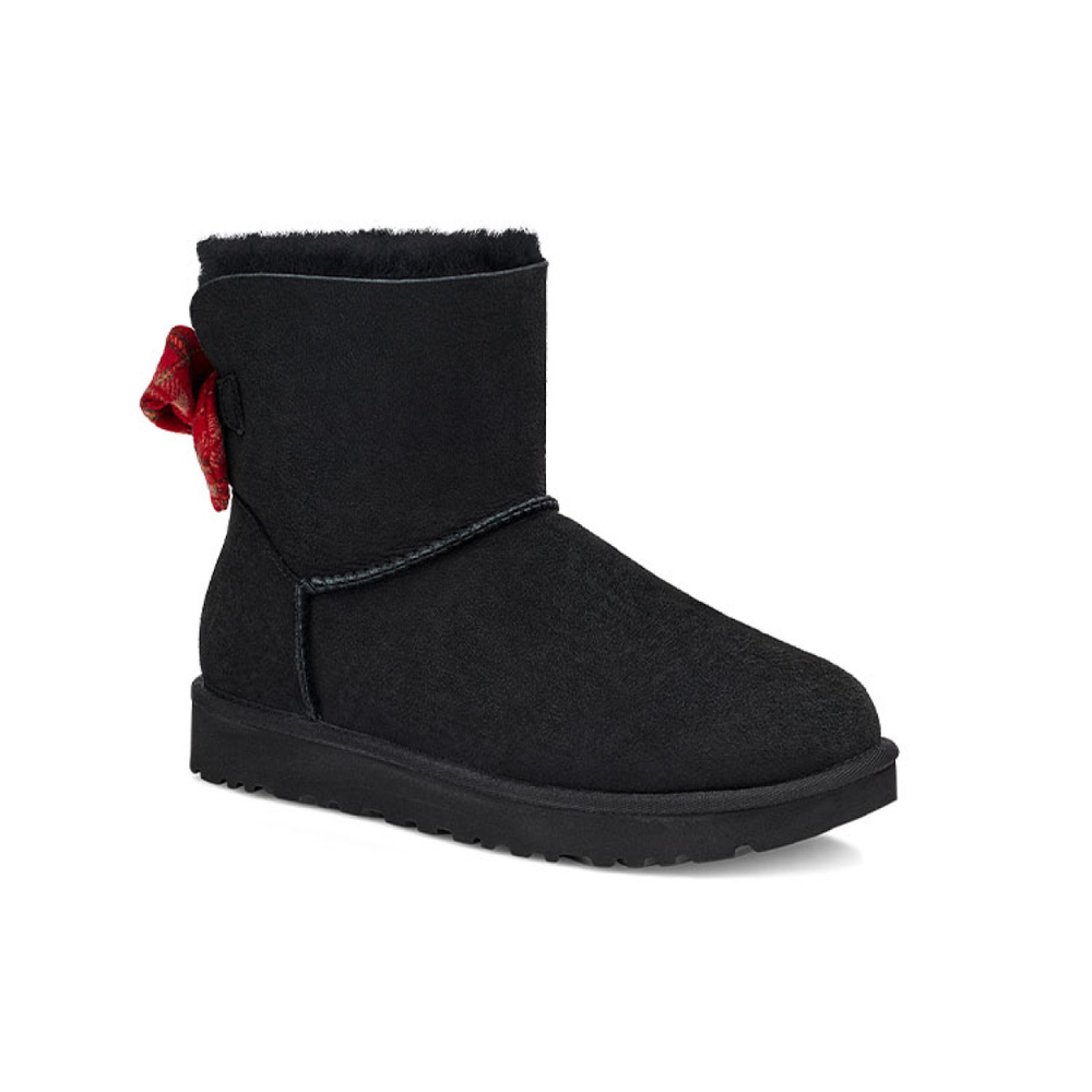 Сапоги UGG Bailey Bow Plaid Ribbon, 1119115-BLK