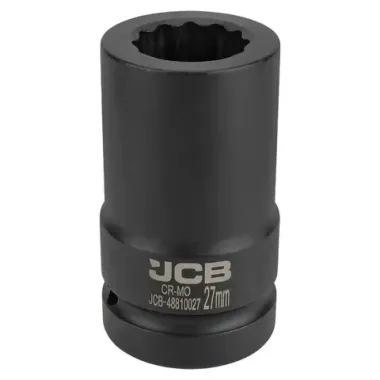 Головка ударная глубокая 27мм (12гр.), 1'' JCB JCB-48810027