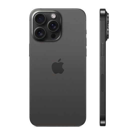 Apple iPhone 15 Pro SIM 256 ГБ, «титановый чёрный»