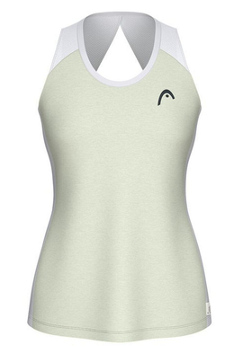 Женский теннисный топ Head Play Tech Tank — citrus green