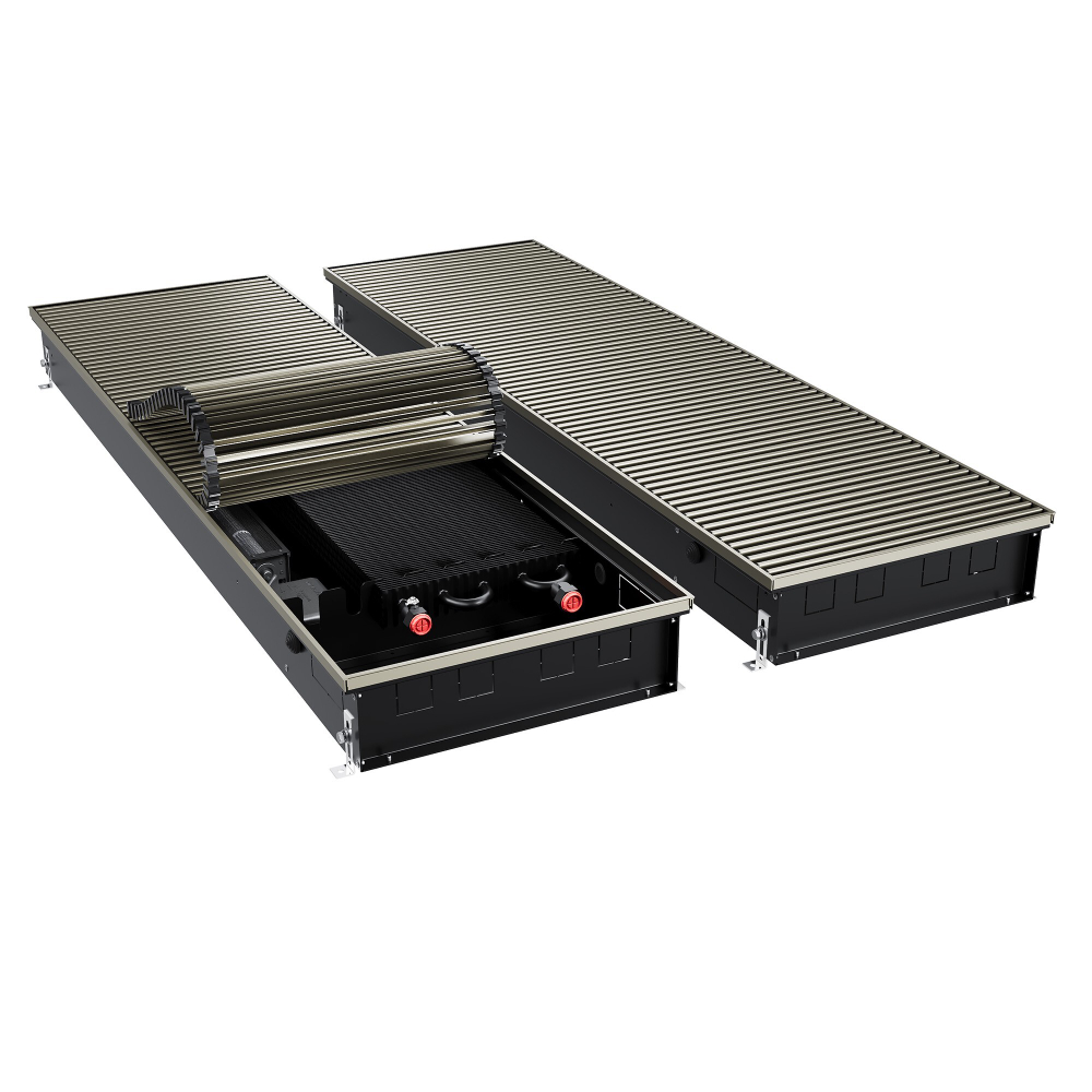 Конвектор внутрипольный Royal Thermo ATRIUM TURBO-110/400/1100-DG-U-LB