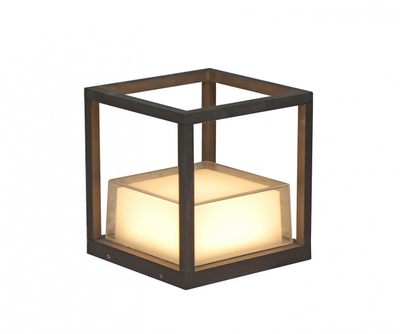 Светильник уличный Эмис черный w15*15 h19 Led 12W (3000K) SMD