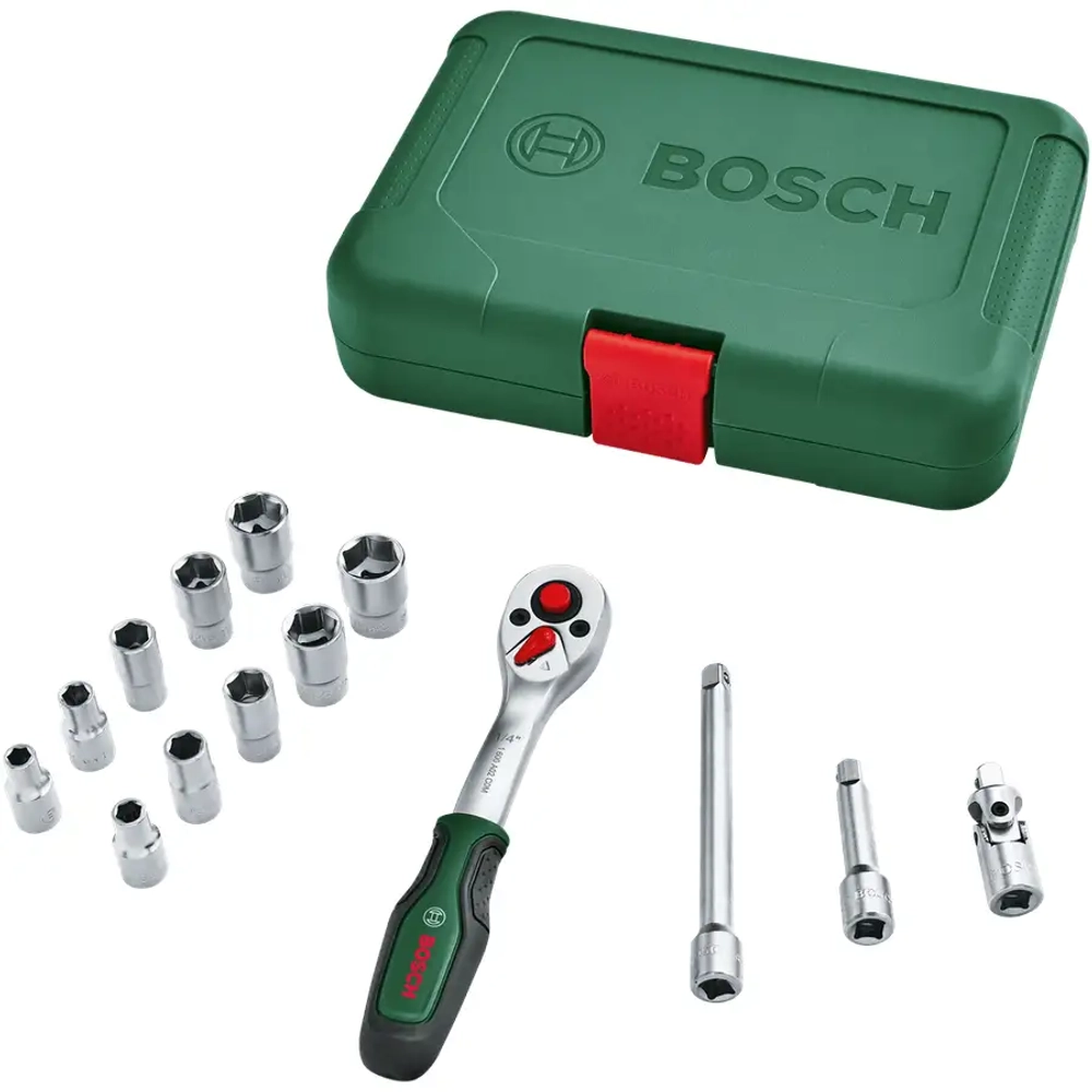Набор торцевых головок 1/4" 14 предметов BOSCH 1600A02BY0