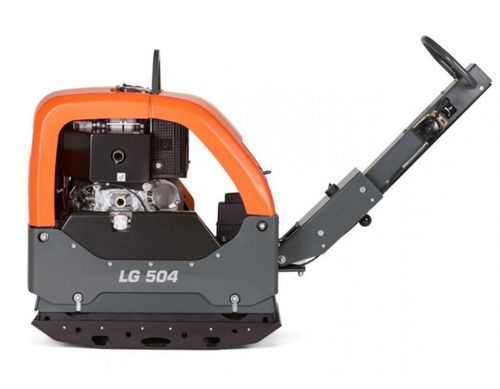 Реверсивная виброплита Husqvarna LG 504 D (550мм) -  [450 кг / 65 кН / Hatz 1D81Z] руч. старт