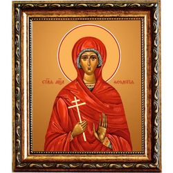 Феодотия Римская святая мученица. Икона на холсте.