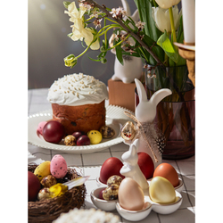 Декор пасхальный из фарфора easter bunny из коллекции essential, 7,7х6,9x17 см