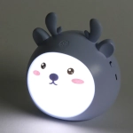 Светильник «Sweet - Оленёнок» 12.5*12.5*13см LED, USB 0.6-4.2W 5V, Голубой