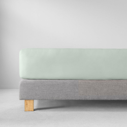 Простыня на резинке 100x200 Estella 080 jade светло-зеленая