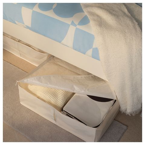 Кофр для хранения IKEA BRUKSVARA (БРУКСВАРА), Белый, 62x53x19 см