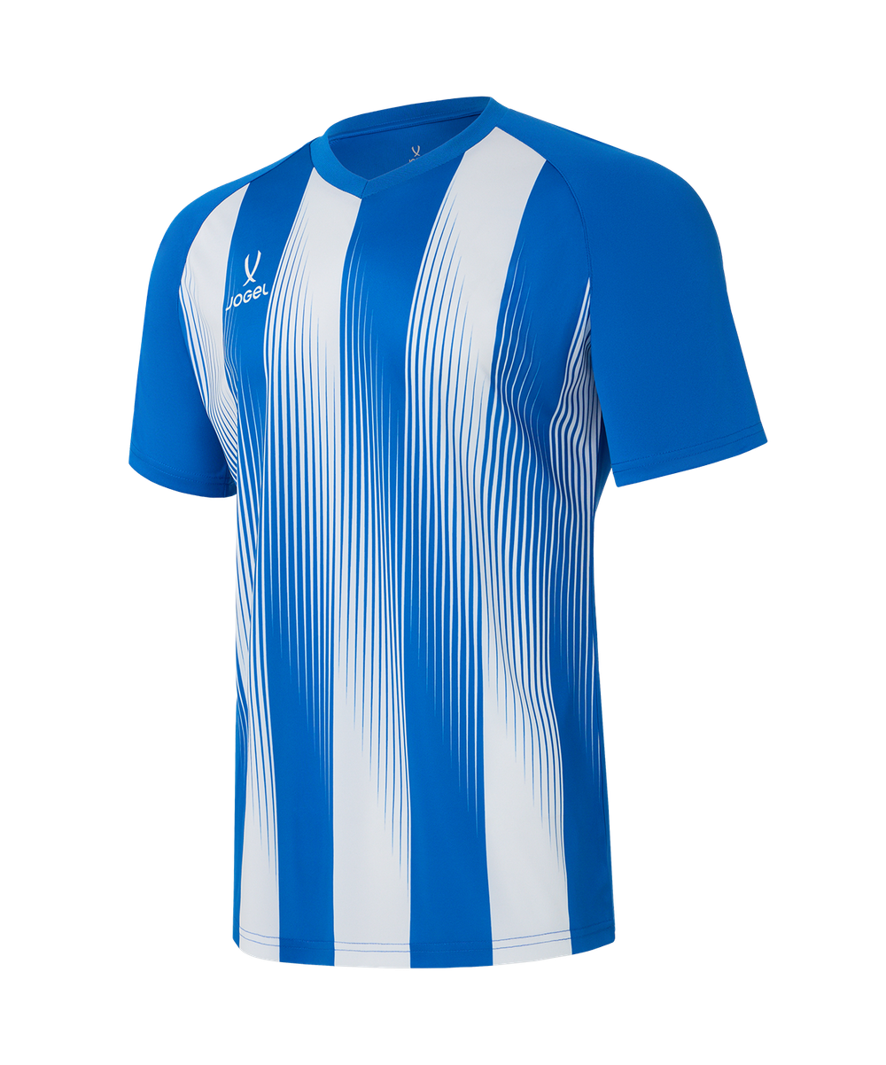 Футболка игровая Jogel Camp Striped Jersey-K, синий Z2/белый 00