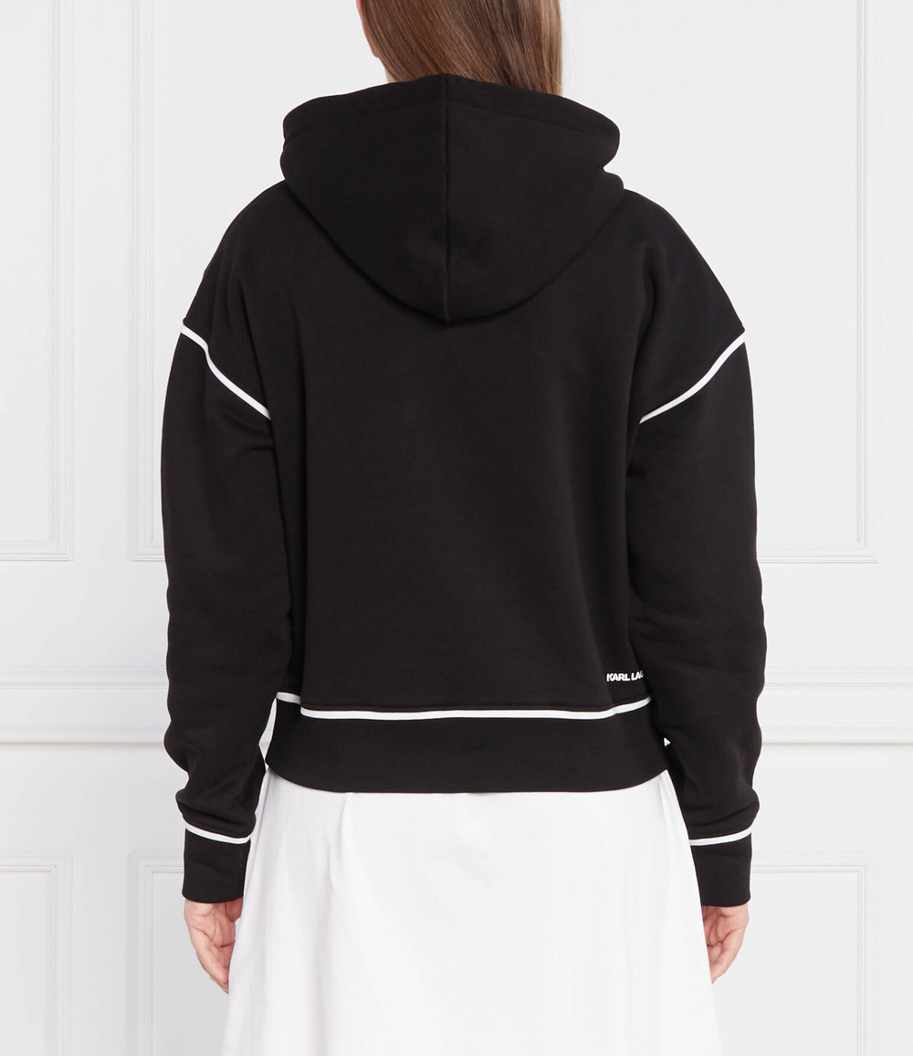 Худи ikonik 2.0 hoodie Karl Lagerfeld - черный(235W1816)