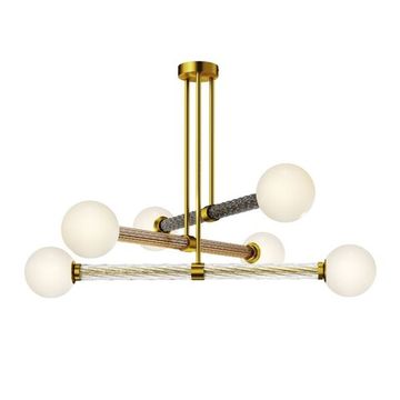 Потолочная люстра 6*G9 MOD287PL-06BS латунь Teatro Maytoni