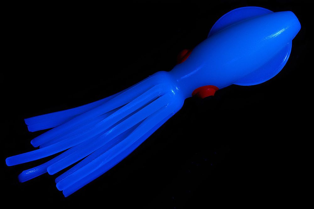 Приманки HIGASHI Squid 11 (set-10pcs) #01 (Light Blue Glow)
