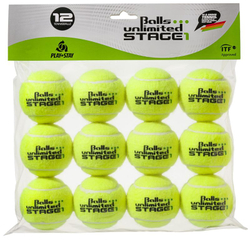 Juniorskie pilki tenisowe Balls Unlimited Stage 1 12B