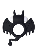 Эрекционное кольцо на пенис Cocky Devil чёрное 8,5 см