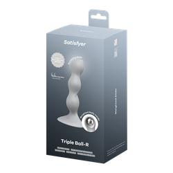 Вагинальные шарики Satisfyer Triple Ball-R, серый