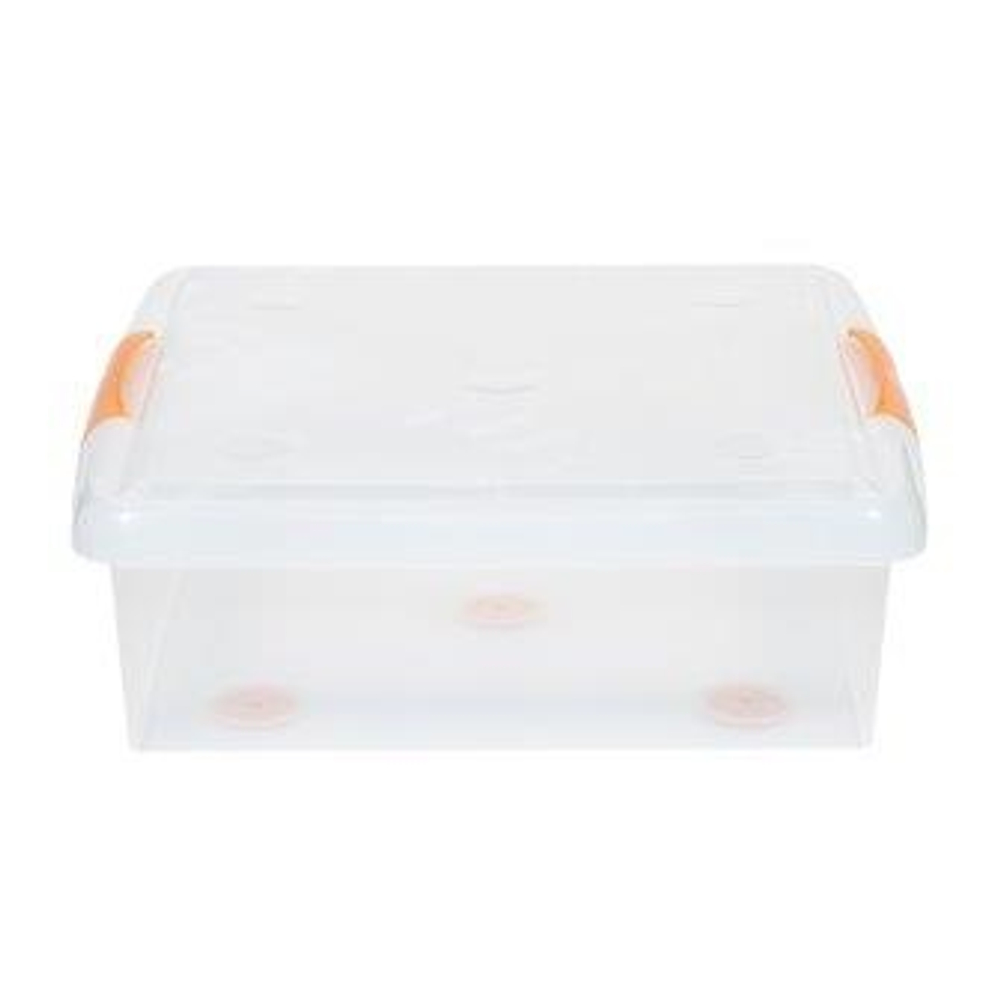 IRIS Короб для хранения THIN BOX UG-475 прозрачный/оранжевый / 6