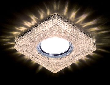 Точечный светильник S272 CL/WW MR16+3W(LED WARM) хром/прозр Ambrella