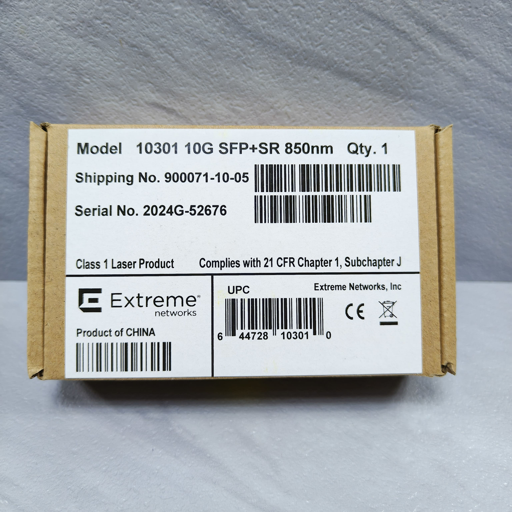 Extreme Networks 10301 10G SFP+ SR (Новый)