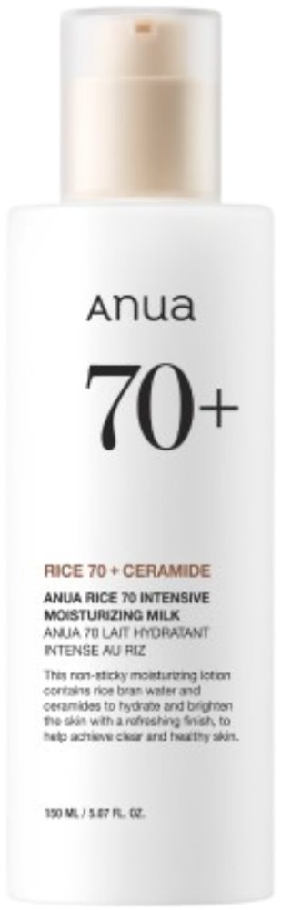 Anua Rice 70 + Ceramide Intensive Moisturizing Milk 150 ml