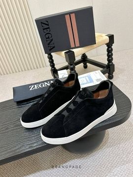 Слипоны чёрные от Zegna BP5-622184