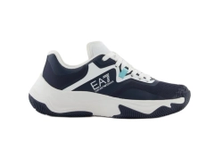 Теннисные кроссовки EA7 Unisex Woven Sneaker - sky captain/white/aqua sky