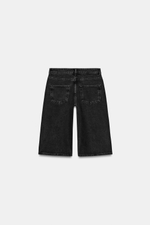 ДЖИНСОВЫЕ ШОРТЫ СО СРЕДНЕЙ ПОСАДКОЙ — ZW COLLECTION — ZARA