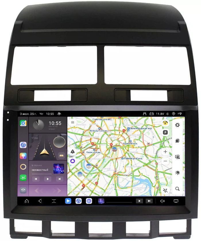 Магнитола для Volkswagen Touareg 2002-2010 - Kuberg OL-9106 QLed+2K, Android 13, Быстрейшая, CarPlay, 4G SIM-слот