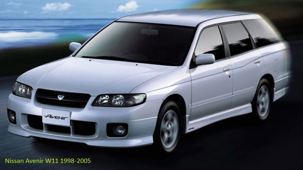 Порог Nissan Avenir, Expert W11 Полный профиль 1998-2005 (1мм) универсал
