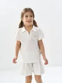 Шорты из пике "Молоко"