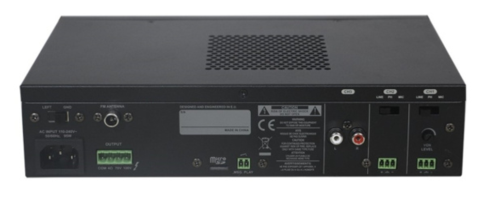 Микшер-усилитель Qtex QAA MPRO120V2