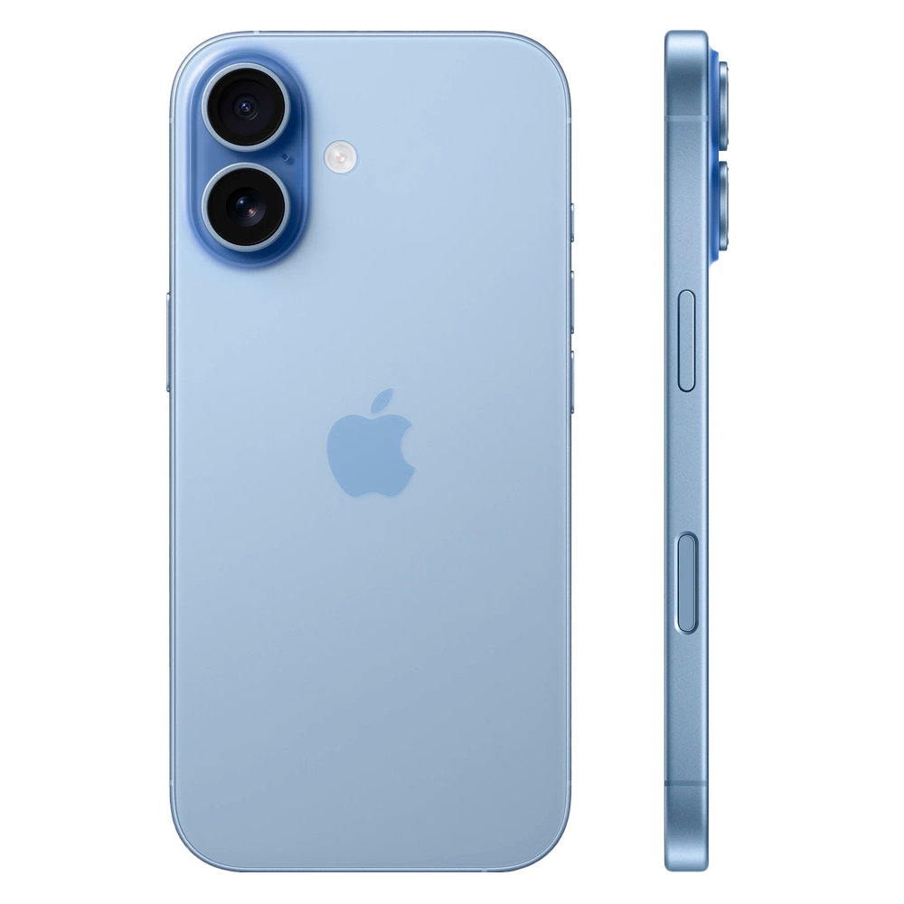Смартфон Apple iPhone 17 256GB, Nano-SIM + eSIM, Mist Blue (Голубой)