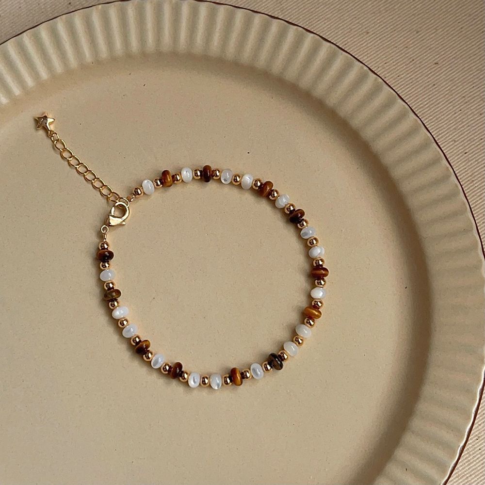Браслет из бисера "Amber Beads" Браслет из бисера "Amber Beads"
