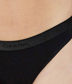 Стринги 3 пары Calvin Klein Underwear - черный(000QD5244E)