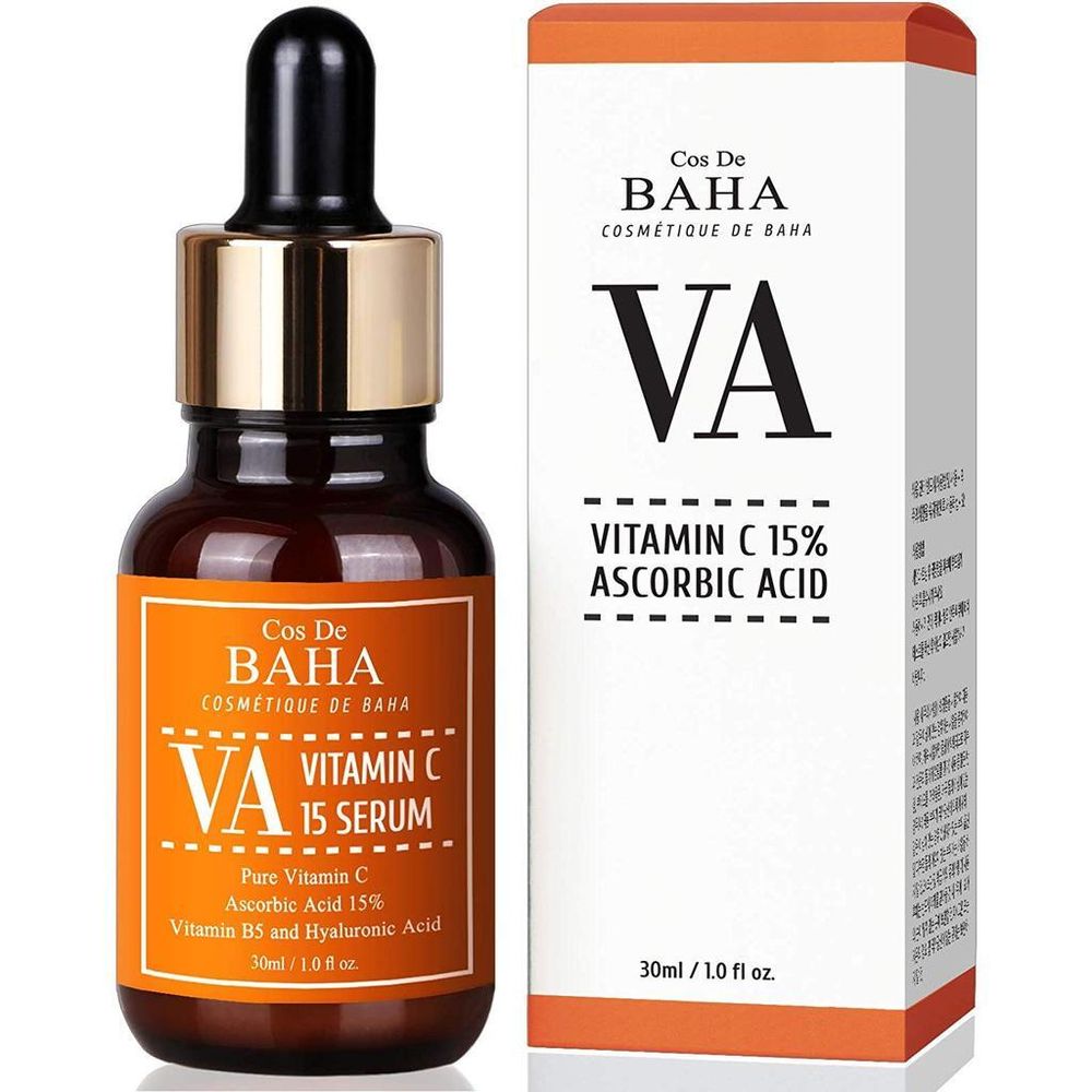Сыворотка для лица Cos De Baha VA Vitamin C 15% Ascorbic Acid 30 мл