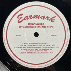 Винтажная виниловая пластинка LP Brian Auger Get Auger Nized (The Mod Years) (Италия 2004)