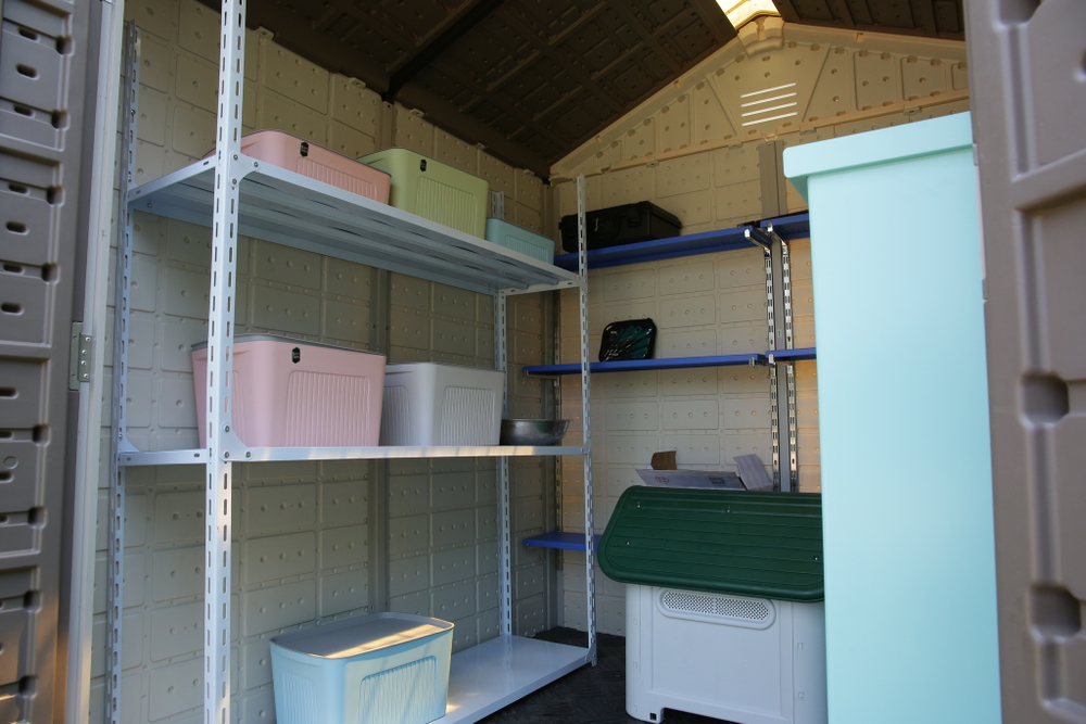 Садовый пластиковый сарай HouzBlock Comfort-2 7,5x7,5