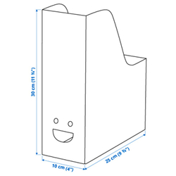 IKEA TJABBA  (ИКЕА ТЙАББА)  -  Газетница - белый