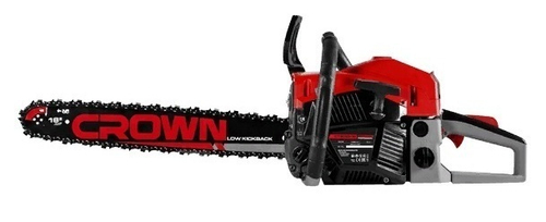Бензиновая цепная пила CROWN CT20101-18, 18",45куб.см