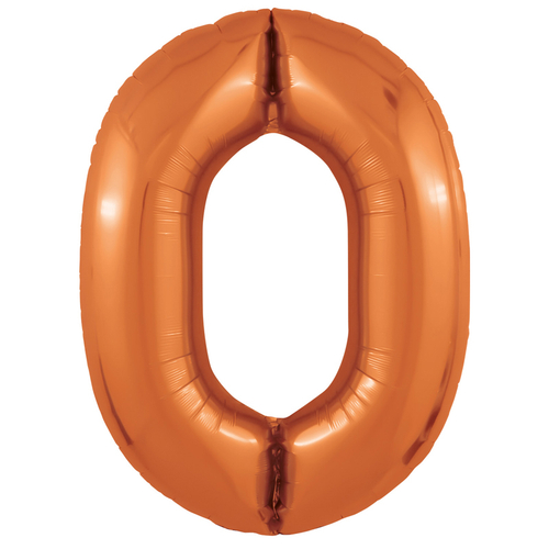 Цифра 0 папайя 40" Agura