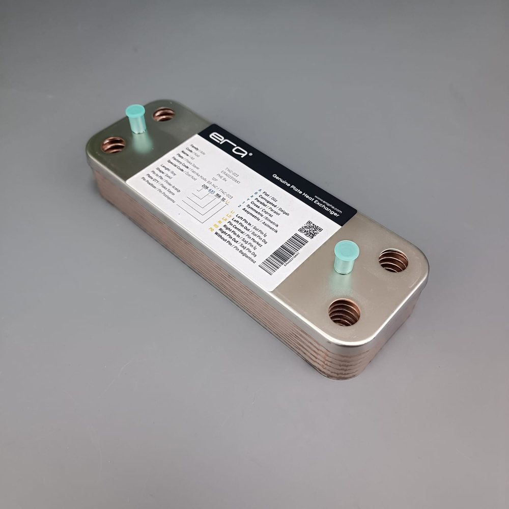 Теплообменник ГВС 14 пластин 156 мм  для котлов BAXI, KENTATSU, BUGATTI ECO арт. 5653680