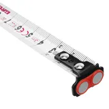 Рулетка Magnetisch 3 м х 16 мм,обрезиненный корпус,автоматическая фиксация,Нейлоновое покрытиеытие,зацеп с магнитом Gross — фото 4