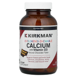 Kirkman Labs, жевательный кальций с витамином D3 для детей, со вкусом шоколада, 120 таблеток