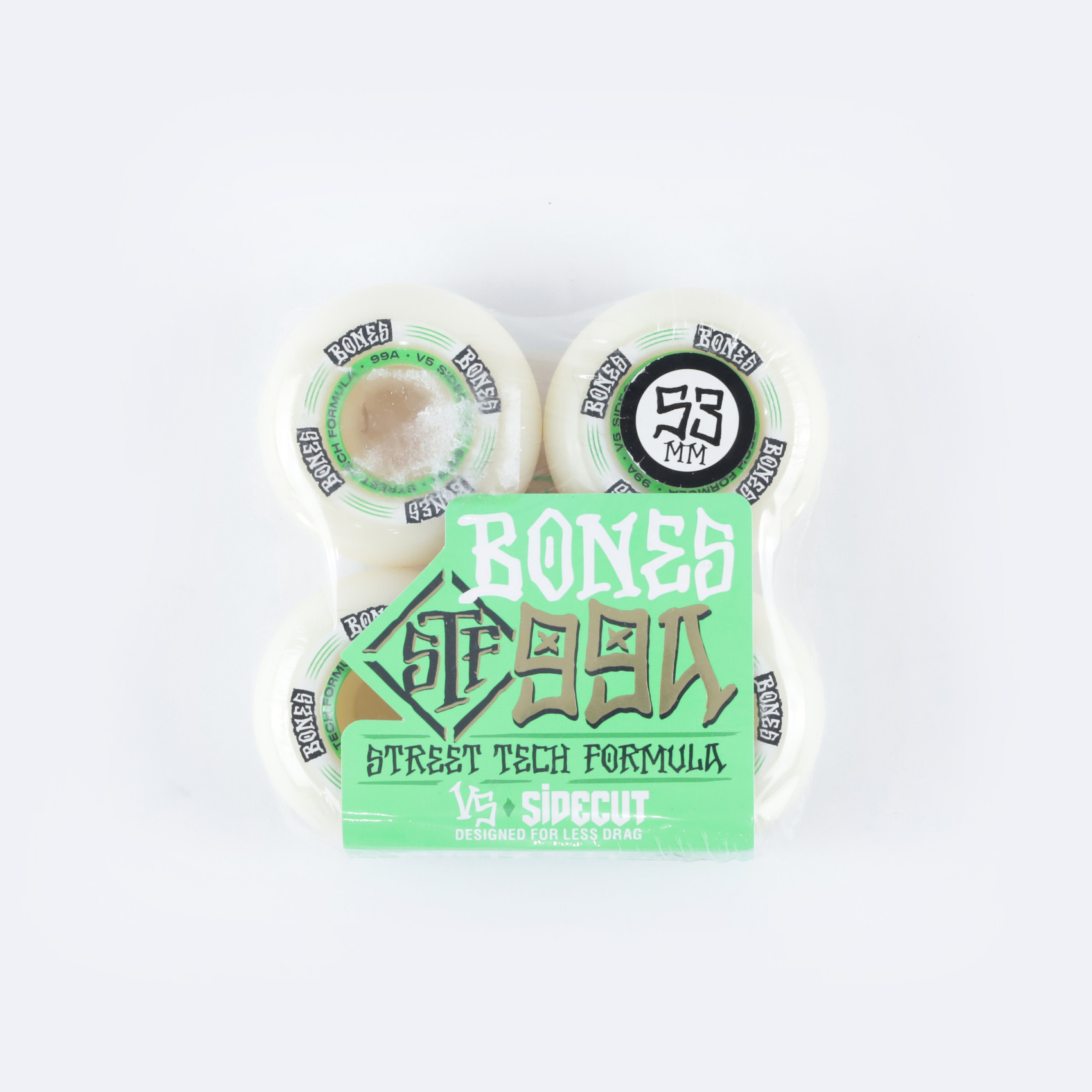 Колеса Bones Regulators V5 Sidecut (natural-green) 99A артикул: - купить в магазине Дайс