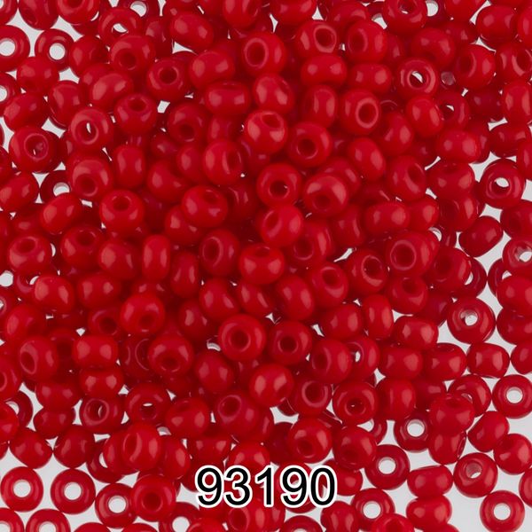 Бисер Preciosa 10/0 (2.3 мм), 500 г, 93190 (Ф138) красный