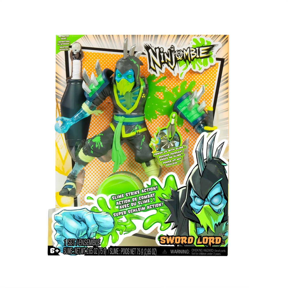 Игровой набор Ниндзомби фигурка со слаймом Грейв Спин Ninjombie 68757